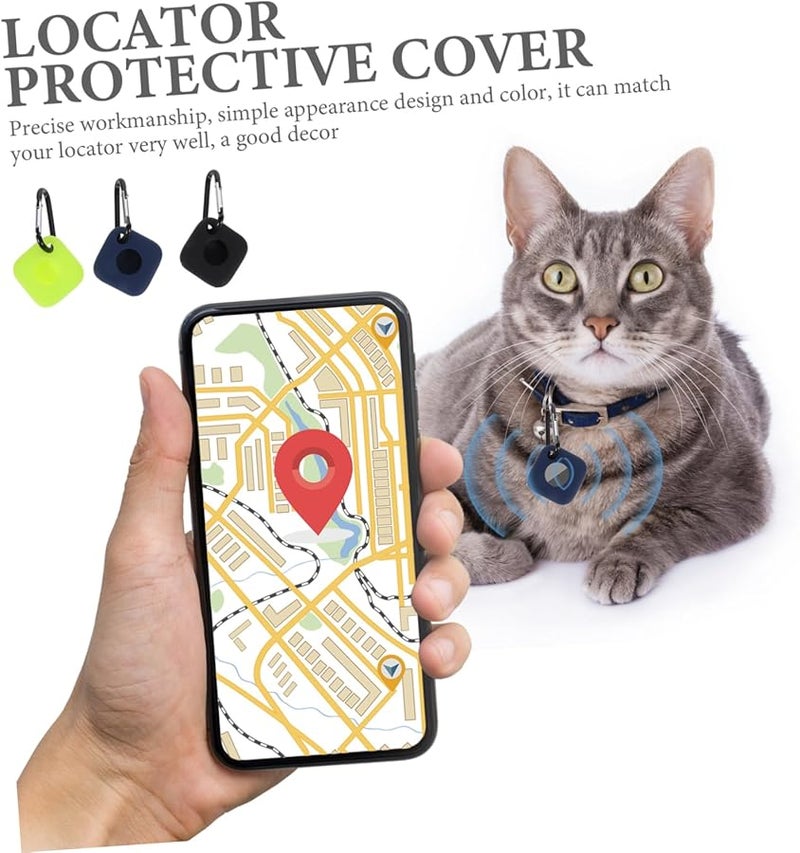 Jojofuny 3 Pack Silicone Protective Case Cover For Tile Mate Keychain Easy Install Remove Scratch Resistant - Image 3